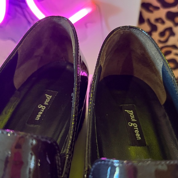 Paul Green Shiny Eggplant Loafers Patent Leather - Picture 10 of 10